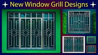 30+ Modern Window Grill Designs | Stylish Steel Window Grill Ideas for Homes