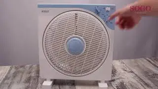 SOGO SS - 21105 - Ventilador cuadrado de 12