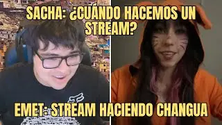 Sacha calls Emet and invites her to a stream