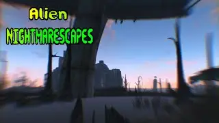 🦗🎧💤 Cricket Sounds in a Dystopian Future | Sleep Study Relax