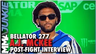 A.J. McKee says his time at featherweight is over, plans move to 155 after title loss | Bellator 277