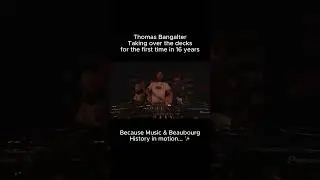 Thomas Bangalter taking over the decks for the first time in 16 years ✨
