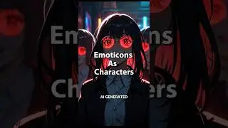 Ai Draws Emoticons As Characters #aigenerated #anime #fyp