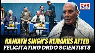 Rajnath Singh' delivers remarks after feilictating DRDO Scientists | Republic Day 2026 |CVR English