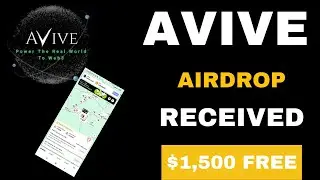 AVIVE AIRDROP CLAIMED || HOW TO CLAIM YOUR AVIVE TOKEN ON YOUR WALLET AND WHEN TO RECEIVE AVIVE