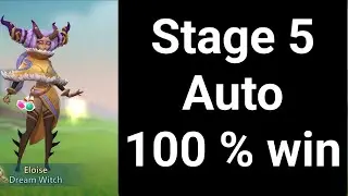 Lords Mobile - Limited Challenge ( Dream Witch) Stage 5- Fully automatic