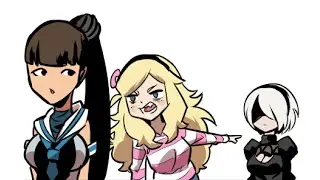 Peak Female Video Game Characters Design Evolution | KukuruyoArt comic