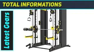 Amazing Commercial Fitness Multi Functional Trainer Smith Machine Power Rack