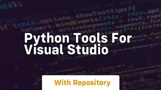 Python tools for visual studio
