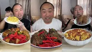 Mukbang #46 :Eat pig brain belly pork, Fried skewers 😋🤤.#belly #eatingsounds  #mukbang #yummy