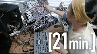 [ 21min. ] Techno Live Jam -  Elektron Octatrack & Modular Synth