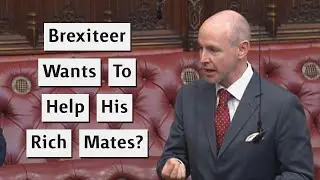 Brexiteer Daniel Hannan Wants To Help His Rich Mates At Your Expense?