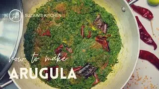 Arugula or Garden Rocket Recipe | kashmiri Kral Munj Recipe.