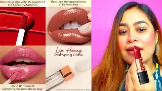 Just Herbs Lip Honey Plumping Gloss Swatches and Review