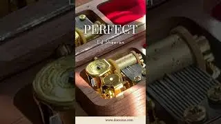 Perfect by Ed Sheeran Custom Music Box from Donuma.com #edsheeran #perfect #customgifts