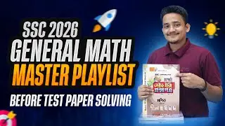 SSC 2026 | General Math Master Playlist Before Test Paper Solving Course