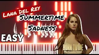 Summertime Sadness - Lana del Rey Piano Tutorial