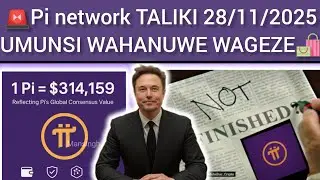 PINETWORK 3 BiKORWA TALIKI 28.11.2025 /DON'T LOSE YOUR PIcoin value GCV314,159$ confirmed 👌