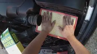Volvo V70 D5 2.4 (2000-2007) intake air filter change