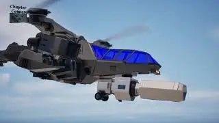 Scorpion DT-9 Attack Helicopter. Unreal Engine.