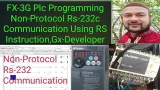 FX-3G Plc Programming Non-Protocol Rs-232c Communication Using RS Instruction, Gx-Developer Software