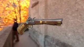 Flintlock Pistol - Game Art