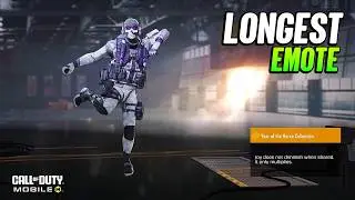 Longest Ever Emote in World! in CODM - First Legendary Emote in COD Mobile