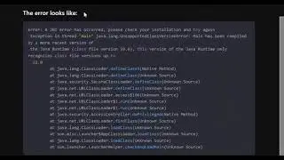 A JNI error has occurred, please check your installation and try again in Java Problem fix 2021