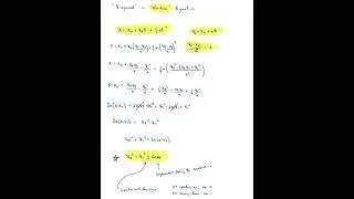 Video of V Squared Derivation