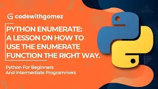 Python enumerate: A lesson on how to use the enumerate function the right way.