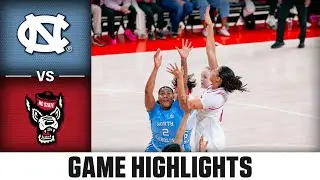 North Carolina vs. NC State Highlights | 2025-26 ACC Women's Basketball