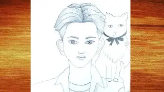 cute boy drawing pencil | stylish boy drawing easy | cute boy sketch | ranju drawing