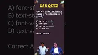 Italic text using CSS 