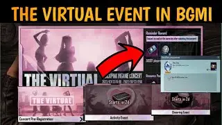 The Virtual Is Coming Event In Bgmi | Black pink Concept Mode Is Here | The Virtual Event Explain