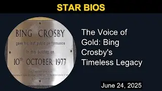 The Voice of Gold: Bing Crosby's Timeless Legacy | Star Bios