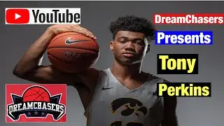 Iowa University basketball player Tony Perkins is profiled
