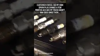Customer Did Their Own Spark Plugs &bull; #ThatBeardedMechanic #Fail #Shorts