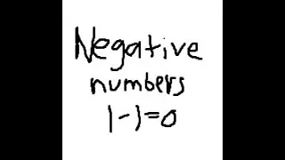 Negative Numbers