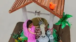 Diy water well Craft/school science project/