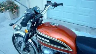 1973 CB750K / Flake Sunrise Orange