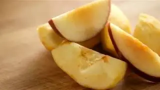 Aufgeschnittene &Auml;pfel frisch halten