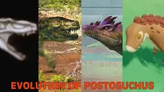 Evolution Of Postosuchus In Movies, TV Shows, Documentaries, Games, & Paleo Media