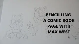 Pencilling a Comic Book Page