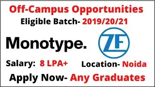 off campus placement for 2021 batch | off campus drive 2020