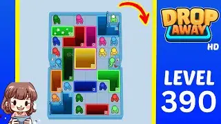 Drop Away Level 390 Solution Walkthrough