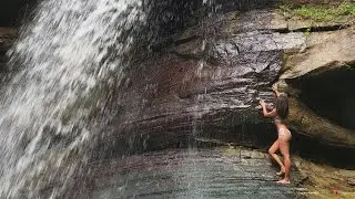 3 Girls and a Waterfall. Hiking to Nanny Falls, Mooretown, Jamaica