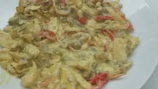 MANTARLI KÖRİ SOSLU TAVUK TARİFİ | Özgün Şef yemek tarifleri.