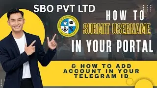 SBO JOBS PVT LTD: HOW TO SUBMIT USERNAME & JOIN THE GROUP #sbo #sbopvtltd
