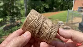 Jute Twine From Lowe&rsquo;s Is Oily Also... Let&rsquo;s Ferro Rod And Fire Roll It!