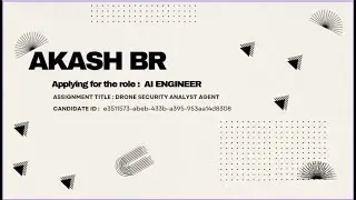 flytbase lab assignment | AI Engineer role | Drone Security Analyst Agent Prototype